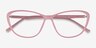 Orbital Matte Pink PlasticEyeglass Frames from EyeBuyDirect, Closed View