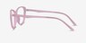 Orbital Matte Purple PlasticEyeglass Frames from EyeBuyDirect, Side View
