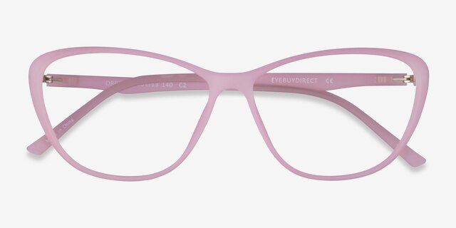 Orbital Matte Purple PlasticEyeglass Frames from EyeBuyDirect, Closed View