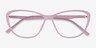 Orbital Matte Purple PlasticEyeglass Frames from EyeBuyDirect, Closed View