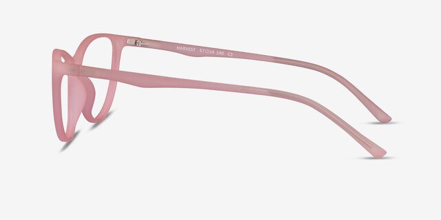 Harvest Matte Pink PlasticEyeglass Frames from EyeBuyDirect, Side View