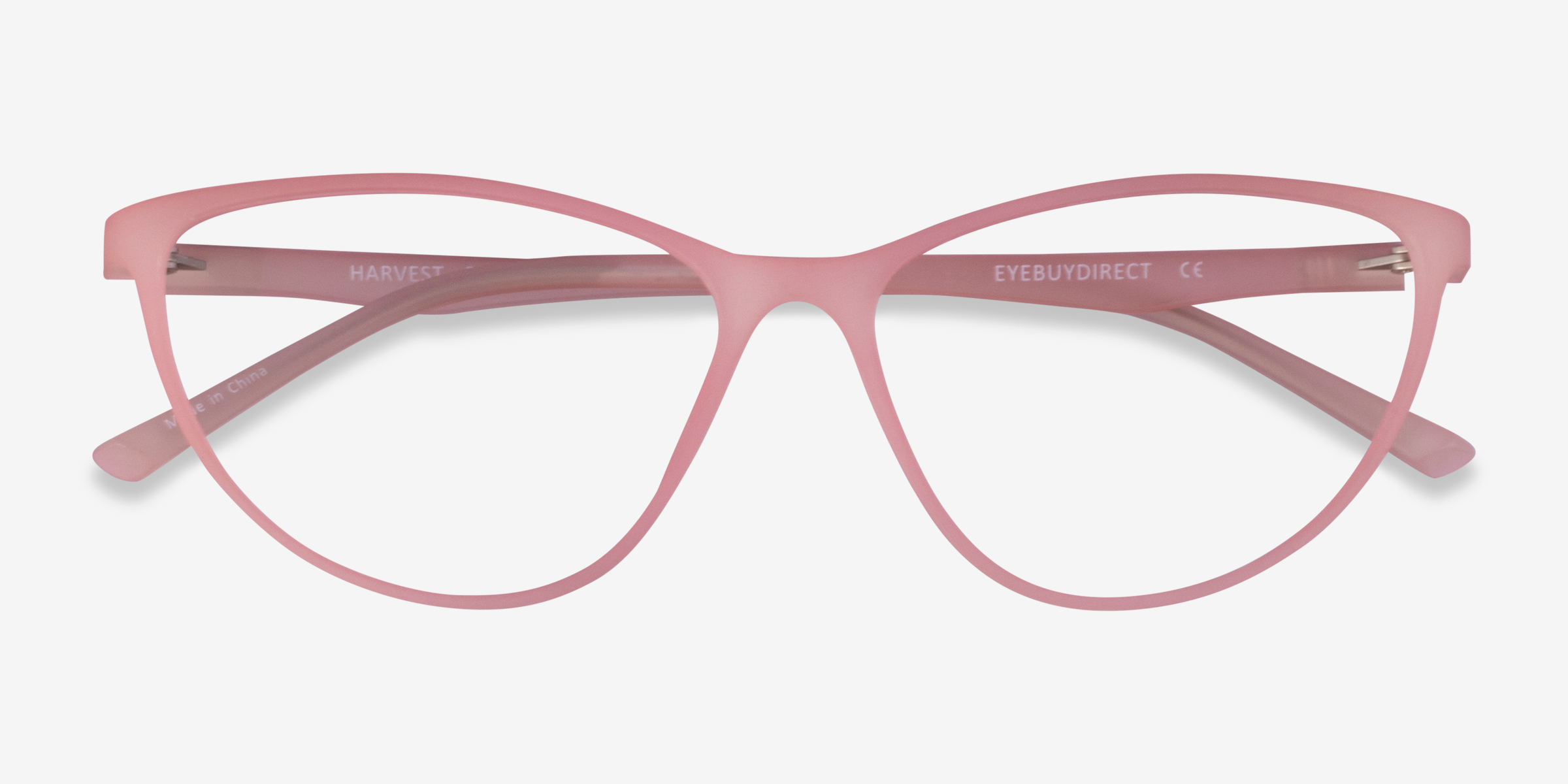 Harvest Cat Eye Matte Pink Glasses for Women Eyebuydirect