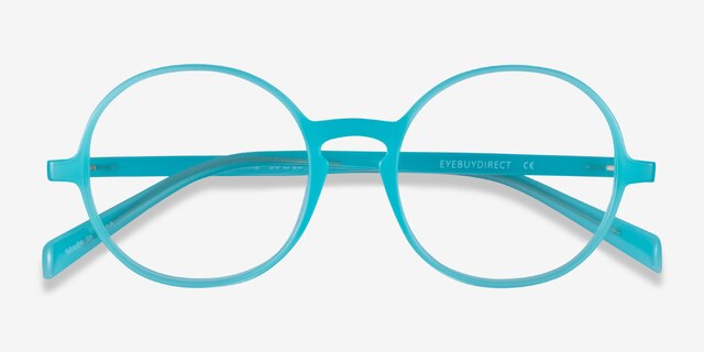Nocturnal Blue PlasticEyeglass Frames from EyeBuyDirect, Closed View