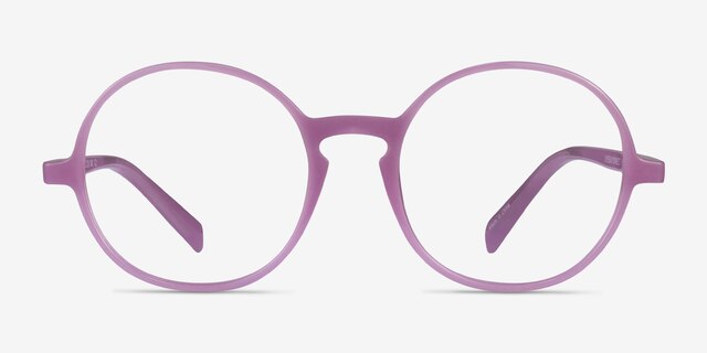 Nocturnal Purple PlasticEyeglass Frames from EyeBuyDirect, Front View