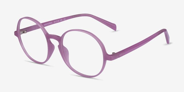 Nocturnal Purple PlasticEyeglass Frames from EyeBuyDirect, Angle View