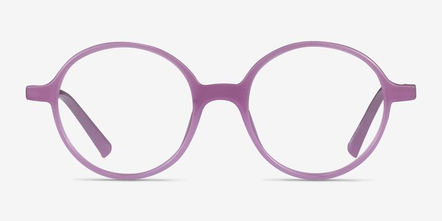 Supermoon Purple PlasticEyeglass Frames from EyeBuyDirect, Front View