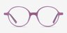 Supermoon Purple PlasticEyeglass Frames from EyeBuyDirect, Front View