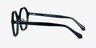 Aldridge Dark Green AcetateEyeglass Frames from EyeBuyDirect, Side View