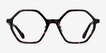 Aldridge Tortoise AcetateEyeglass Frames from EyeBuyDirect, Front View