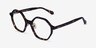 Aldridge Tortoise AcetateEyeglass Frames from EyeBuyDirect, Angle View