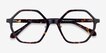 Aldridge Tortoise AcetateEyeglass Frames from EyeBuyDirect, Closed View