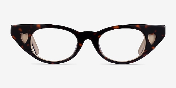 Cora Tortoise Beige Acetate Eyeglass Frames