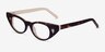 Cora Tortoise Beige AcetateEyeglass Frames from EyeBuyDirect, Angle View