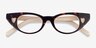 Cora Tortoise Beige AcetateEyeglass Frames from EyeBuyDirect, Closed View