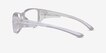 Furnace Clear Gray PlasticEyeglass Frames from EyeBuyDirect, Side View