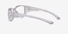Furnace Clear Gray PlasticEyeglass Frames from EyeBuyDirect, Side View