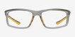 Drill Clear Gray Yellow PlasticEyeglass Frames from EyeBuyDirect, Front View