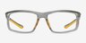 Drill Clear Gray Yellow PlasticEyeglass Frames from EyeBuyDirect, Front View