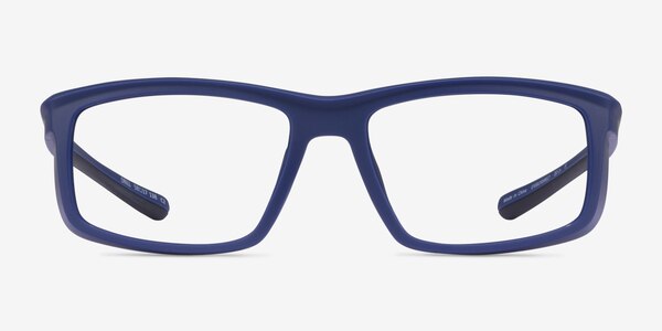 Drill Navy Black Plastic Eyeglass Frames