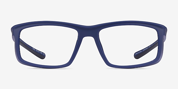 Drill Navy Black Plastic Eyeglass Frames