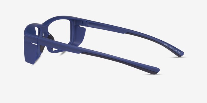 Drill Navy Black Plastic Eyeglass Frames from EyeBuyDirect