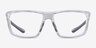 Cast Clear Gray PlasticEyeglass Frames from EyeBuyDirect, Front View