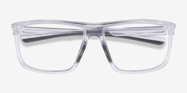 Cast Clear Gray PlasticEyeglass Frames from EyeBuyDirect, Closed View
