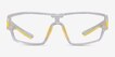 Weld Clear Yellow PlasticEyeglass Frames from EyeBuyDirect, Front View