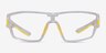 Weld Clear Yellow PlasticEyeglass Frames from EyeBuyDirect, Front View