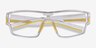 Weld Clear Yellow PlasticEyeglass Frames from EyeBuyDirect, Closed View