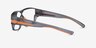 Weld Clear Gray Orange PlasticEyeglass Frames from EyeBuyDirect, Side View