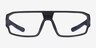 Dust Black Navy PlasticEyeglass Frames from EyeBuyDirect, Front View