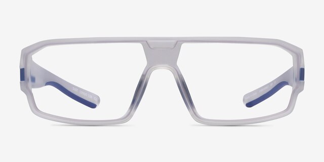 Dust Clear Navy PlasticEyeglass Frames from EyeBuyDirect, Front View