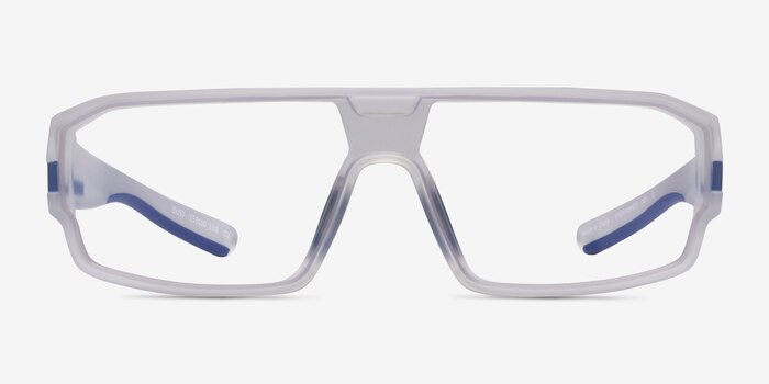 Dust Clear Navy Plastic Eyeglass Frames from EyeBuyDirect