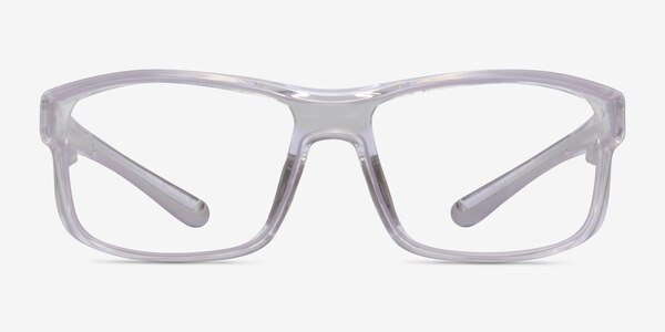Molten Clear Gray Plastique Montures de lunettes de vue
