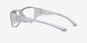 Molten Clear Gray PlasticEyeglass Frames from EyeBuyDirect, Side View