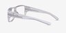 Flash Clear Gray PlasticEyeglass Frames from EyeBuyDirect, Side View