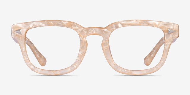 Aglow Champagne AcetateEyeglass Frames from EyeBuyDirect, Front View