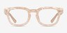 Aglow Champagne AcetateEyeglass Frames from EyeBuyDirect, Front View