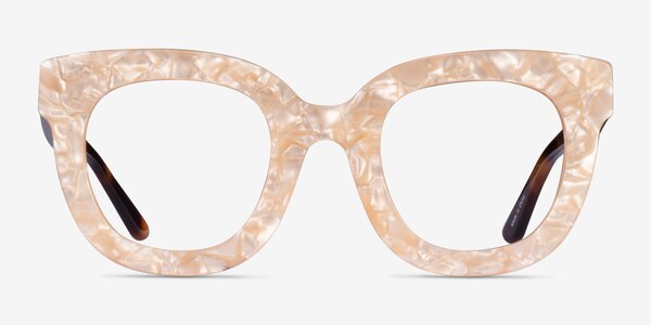 Astra Champagne Tortoise Acetate Eyeglass Frames