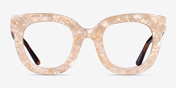 Astra Champagne Tortoise Acetate Eyeglass Frames