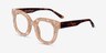 Astra Champagne Tortoise AcetateEyeglass Frames from EyeBuyDirect, Angle View