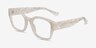 Proxima White AcetateEyeglass Frames from EyeBuyDirect, Angle View