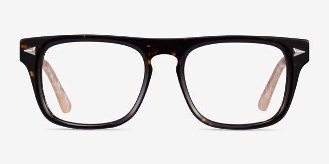 Fluoresce Tortoise Champagne AcetateEyeglass Frames from EyeBuyDirect, Front View
