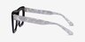 Planetary Black Gray AcetateEyeglass Frames from EyeBuyDirect, Side View