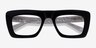 Planetary Black Gray AcetateEyeglass Frames from EyeBuyDirect, Closed View