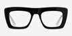 Planetary Dark Green White AcetateEyeglass Frames from EyeBuyDirect, Front View
