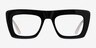 Planetary Dark Green White AcetateEyeglass Frames from EyeBuyDirect, Front View