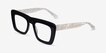 Planetary Dark Green White AcetateEyeglass Frames from EyeBuyDirect, Angle View