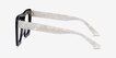 Planetary Dark Green White AcetateEyeglass Frames from EyeBuyDirect, Side View